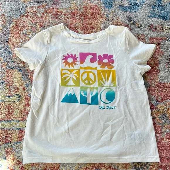 3 Old Navy Cream Shirt, White and Blue Tank Tops Soft Cotton Casual- NWT - Picture 5 of 9